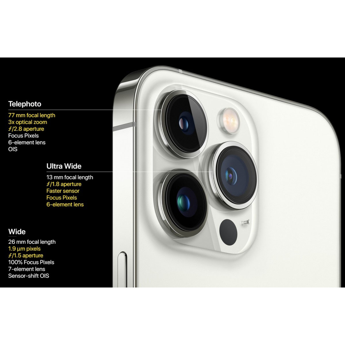 گوشی موبایل اپل مدل iPhone 13 Pro Max JA تک سیم‌ کارت ظرفیت 128 گیگابایت و رم 6 گیگابایت