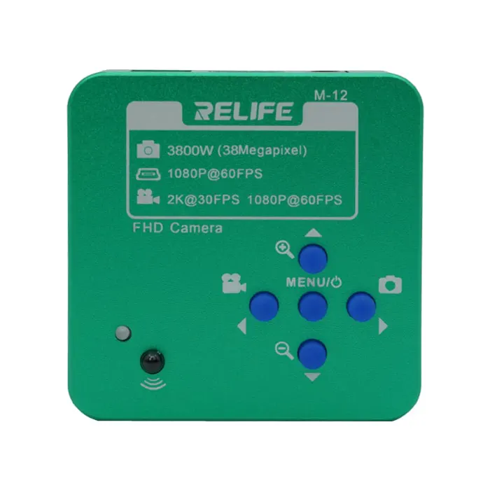دوربین لوپ 38 مگاپیکسلی ریلایف RELIFE M-12 با خروجی HDMI مناسب لوپ های سه چشم