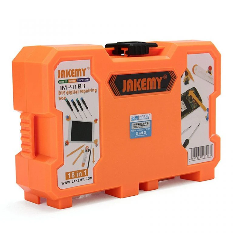ست ابزار پیچ گوشتی 18 در 1 حرفه ای JAKEMY JM-9103 مناسب تعمیرات