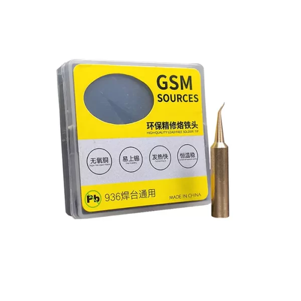 نوک هویه سر کج GSM 900M-T-FS مناسب لحیم کاری و تعمیرات موبایل
